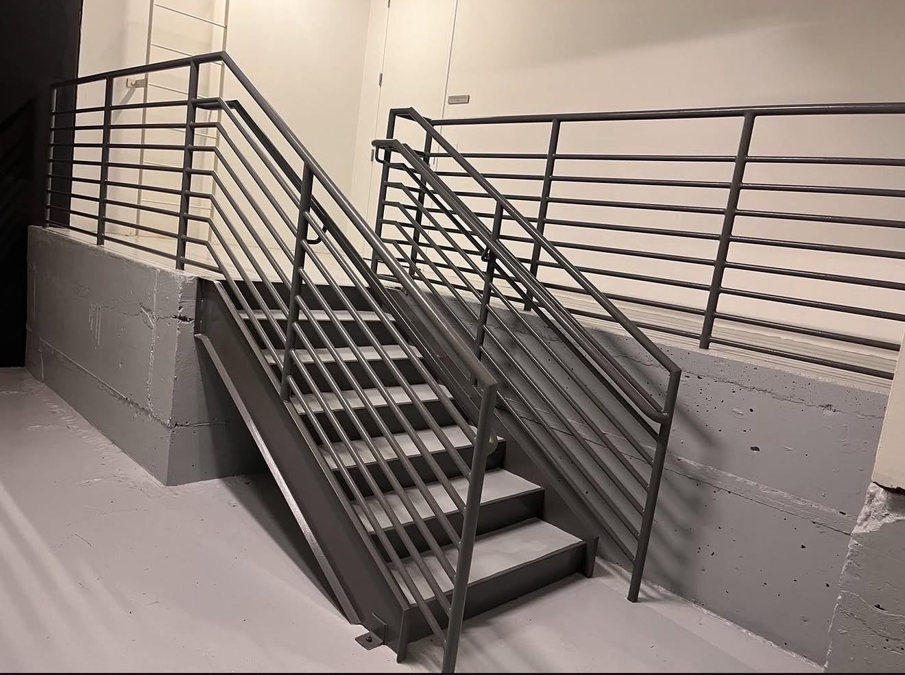 Stairwell & Railing Refinish