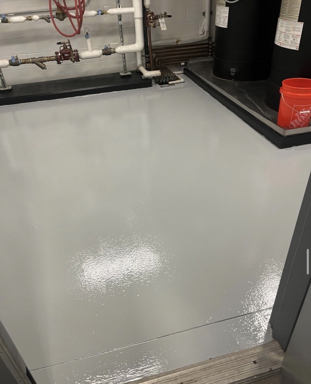 Mechanical Room Epoxy Floor